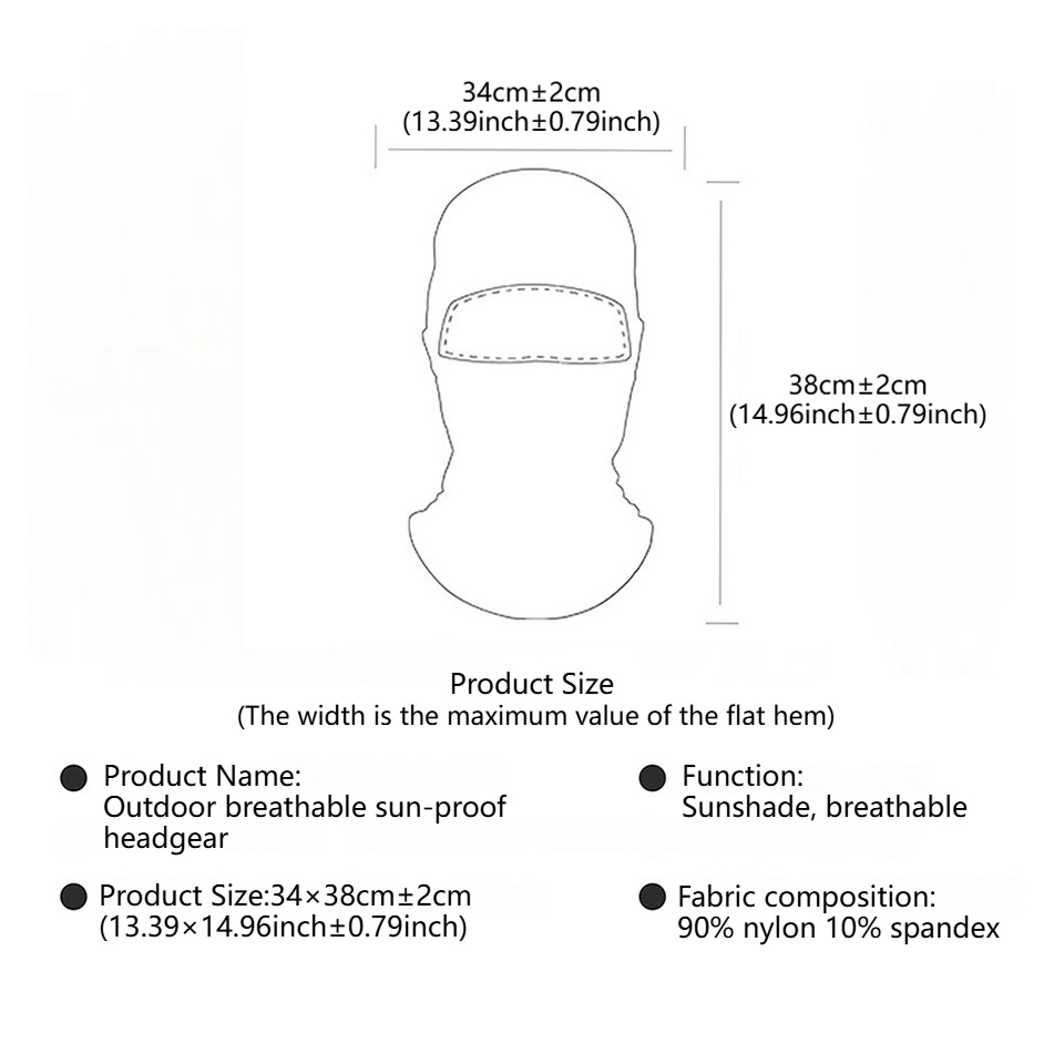 GTUBIKE Breathable Balaclava H – обзор и цена Balaclava Ski Mask