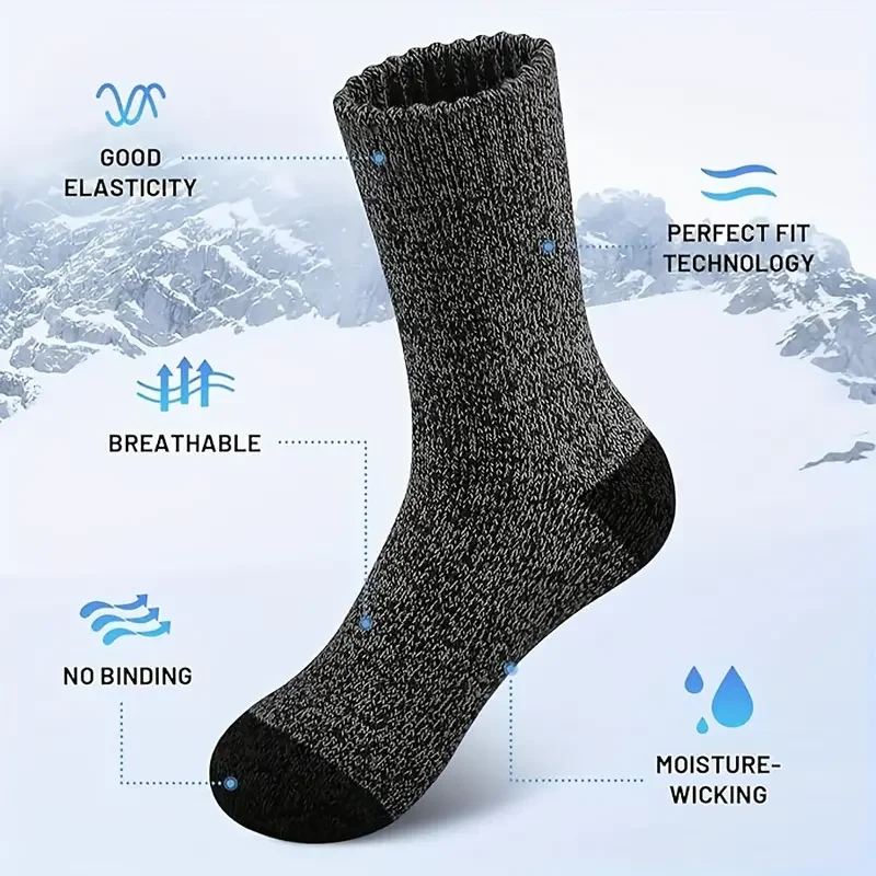 5 Pairs Merino Wool Socks for  – обзор и цена Thermal Sock Wool